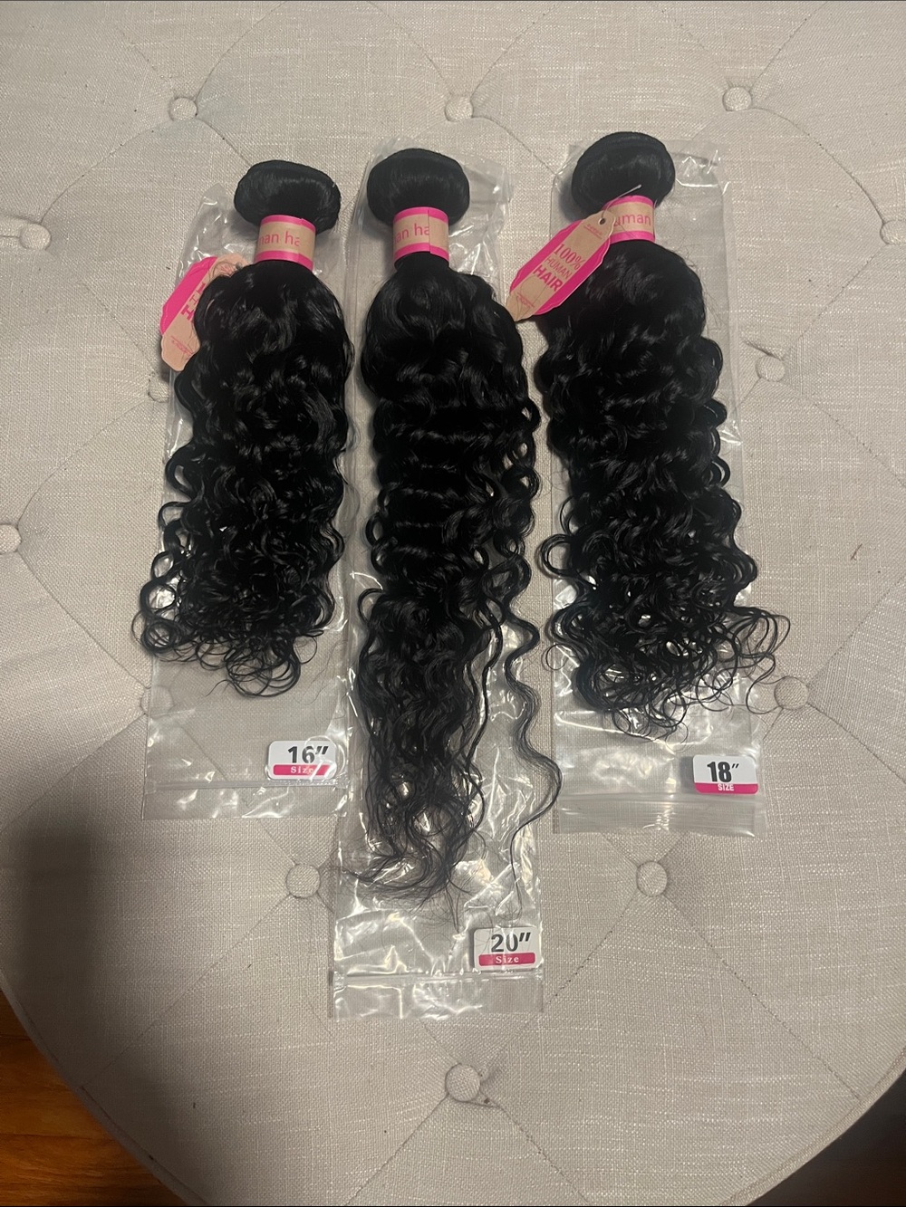 3-Pack Deep Wave Hair Bundles - Black